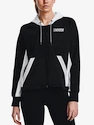 Damen Hoodie Under Armour  Rival + FZ Hoodie-BLK