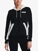 Damen Hoodie Under Armour  Rival + FZ Hoodie-BLK S