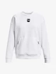 Damen Hoodie Under Armour  Summit Knit Oversize Crew-WHT