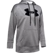 Damen Hoodie Under Armour  Synthetic Fleece Chenille Logo PO Hooodie grey