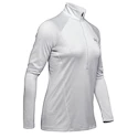 Damen Hoodie Under Armour  Tech 1/2 Zip - Twist grey