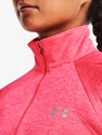 Damen Hoodie Under Armour  Tech 1/2 Zip - Twist-PNK