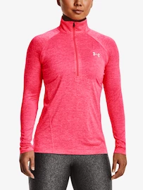 Damen Hoodie Under Armour Tech 1/2 Zip - Twist-PNK