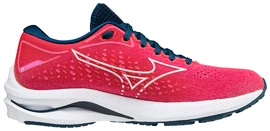 Damen Laufschuhe Mizuno Wave Rider Wave Rider 25 / Phlox Pink / White / Gibraltor Sea