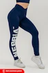 Damen Leggins Nebbia Barbell Therapy Glute Check Blue