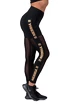 Damen Leggins Nebbia  Gold Mesh leggings 829 black