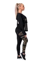 Damen Leggins Nebbia  Gold Print leggings 827 black