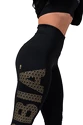 Damen Leggins Nebbia  Gold Print leggings 827 black