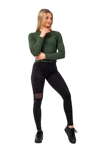 Damen Leggins Nebbia  High-Waist ¾ Length Sporty Leggings 404 black XS