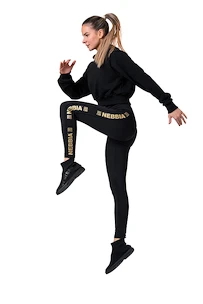 Damen Leggins Nebbia  Leggings Gold Classic 801 black