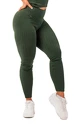 Damen Leggins Nebbia  Organic Cotton Ribbed High Waist Leggings 405 dark green