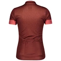 Damen-Radtrikot Scott  Endurance 20 S/Sl Rust Red/Brick Red