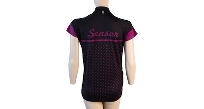 Damen-Radtrikot Sensor  Cyklo Dots Black