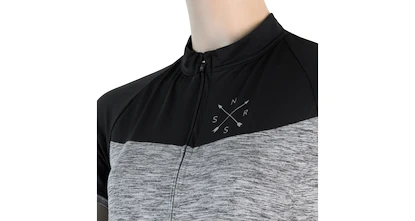 Damen-Radtrikot Sensor  Cyklo Motion Grey/Black