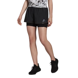 Damen Shorts adidas Adizero Two-In-One Black