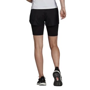 Damen Shorts adidas  Run Fast 2in1 Shorts Black XS