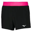 Damen Shorts Mizuno Alpha 4.5 Short Black/Pink Peacock M