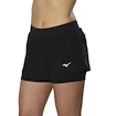 Damen Shorts Mizuno  ER 2in1 Short Black S