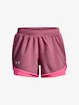 Damen Shorts Under Armour  Fly By 2.0 2N1 Short-PNK