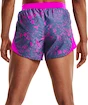 Damen Shorts Under Armour  Fly By 2.0 Printed Short Mineral Blue