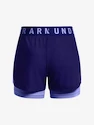 Damen Shorts Under Armour  Play Up 2-in-1 Shorts -BLU