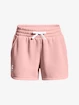 Damen Shorts Under Armour  Rival Fleece Short-PNK