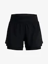 Damen Shorts Under Armour  RUN STAMINA 2IN1 SHORT-BLK