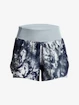 Damen Shorts Under Armour  Train Anywhere 2n1 Print-BLU