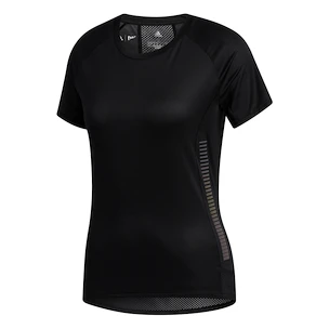 Damen T-Shirt adidas  25/7 Rise Up N Run Parley black