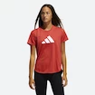 Damen T-Shirt adidas  Bos Logo Tee Crered/White