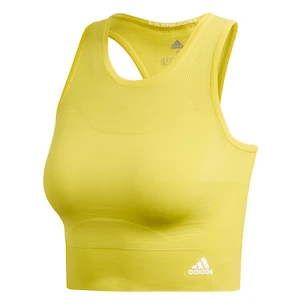 Damen T-Shirt adidas  Primeknit Crop