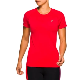 Damen T-Shirt Asics Tokyo Seamless Top Red