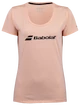 Damen T-Shirt Babolat  Exercise Babolat Tee Tropical Peach