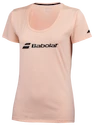 Damen T-Shirt Babolat  Exercise Babolat Tee Tropical Peach