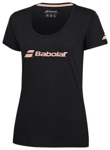 Damen T-Shirt Babolat  Exercise Babolat Tee Women Black