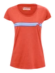 Damen T-Shirt Babolat  Exercise Stripes Tee Poppy Red S