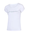 Damen T-Shirt Babolat  Exercise Tee White