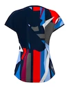 Damen T-Shirt BIDI BADU  New York 2024 Capsleeve Dark Blue/Red