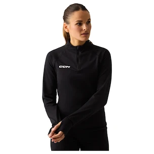 Damen T-Shirt CCM Outdoor Thermal LS Shirt Black