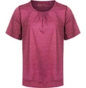 Damen T-Shirt Endurance  Q Bree Melange SS Tee Wine 46