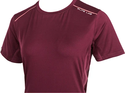 Damen T-Shirt Endurance  Tech Elite X1 SS Tee Wine 34