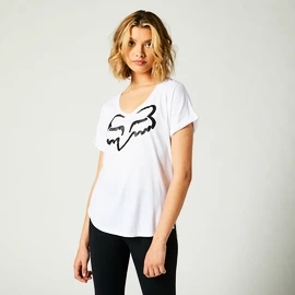 Damen T-Shirt Fox Boundary Ss Top White