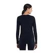 Damen T-Shirt Icebreaker Merino 200 Sonebula LS Crewe Mid Navy/Royal Navy/Snow/Cb