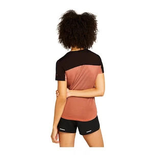 Damen T-Shirt Icebreaker Merino Cool-Lite Sphere III SS Te Colour Cedar Wood/Bittersweet/Cb