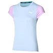 Damen T-Shirt Mizuno  Charge Printed Tee  Halogen Blue