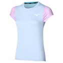 Damen T-Shirt Mizuno  Charge Printed Tee  Halogen Blue M