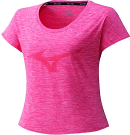 Damen T-Shirt Mizuno Core RB Graphic Tee pink