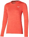 Damen T-Shirt Mizuno  Impulse Core LS Tee Living Coral S