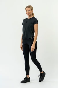 Damen T-Shirt Nebbia  FIT Activewear T-Shirt “Airy” with Reflective Logo black