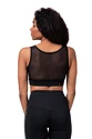 Damen T-Shirt Nebbia  Gold Mesh Mini Top 830 black